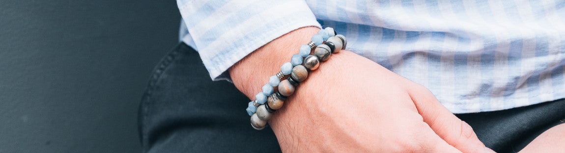 Kralen Armband Heren Groen