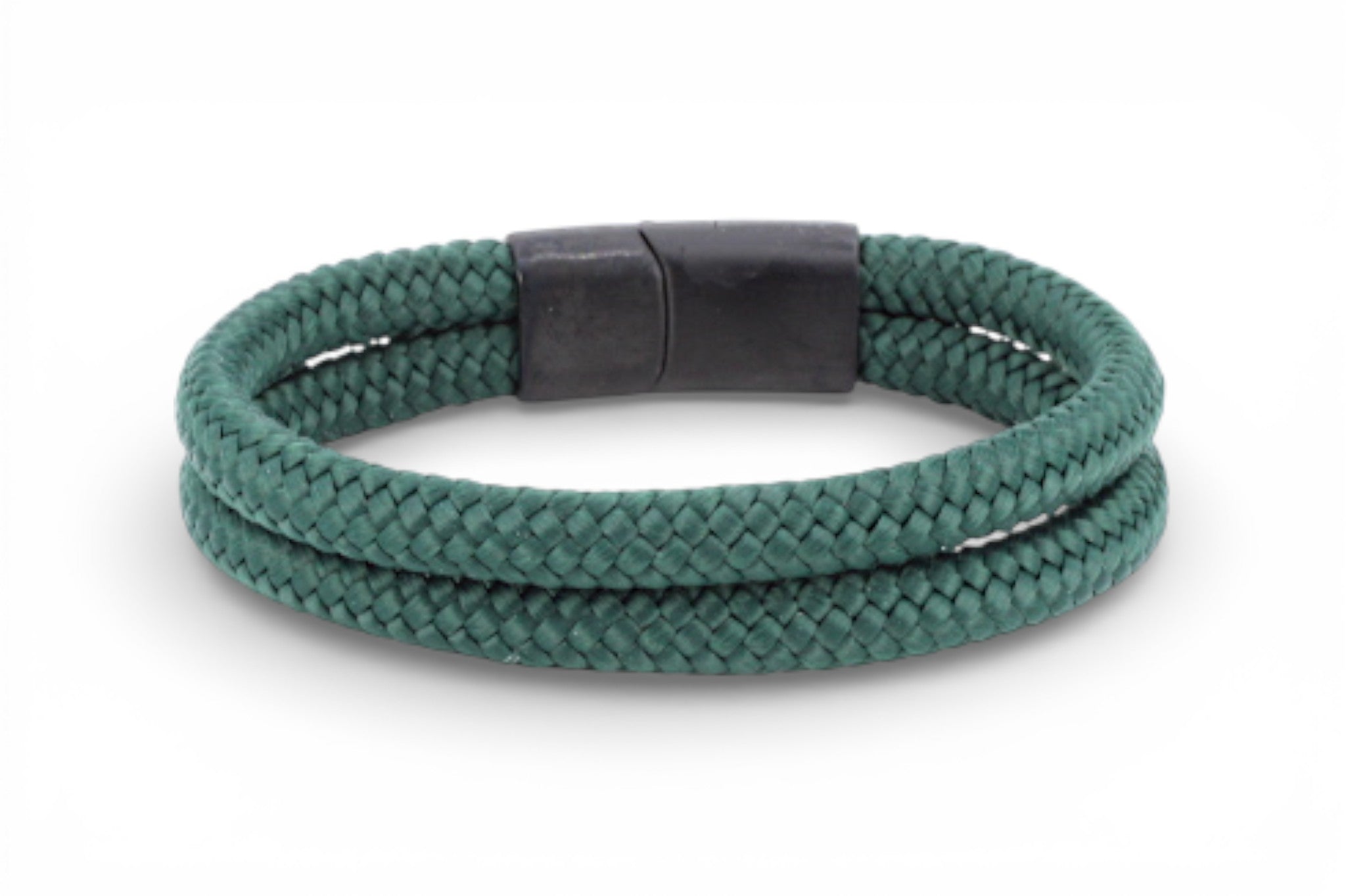 Touw armband 12mm - Caesar collectie | Editie zwart