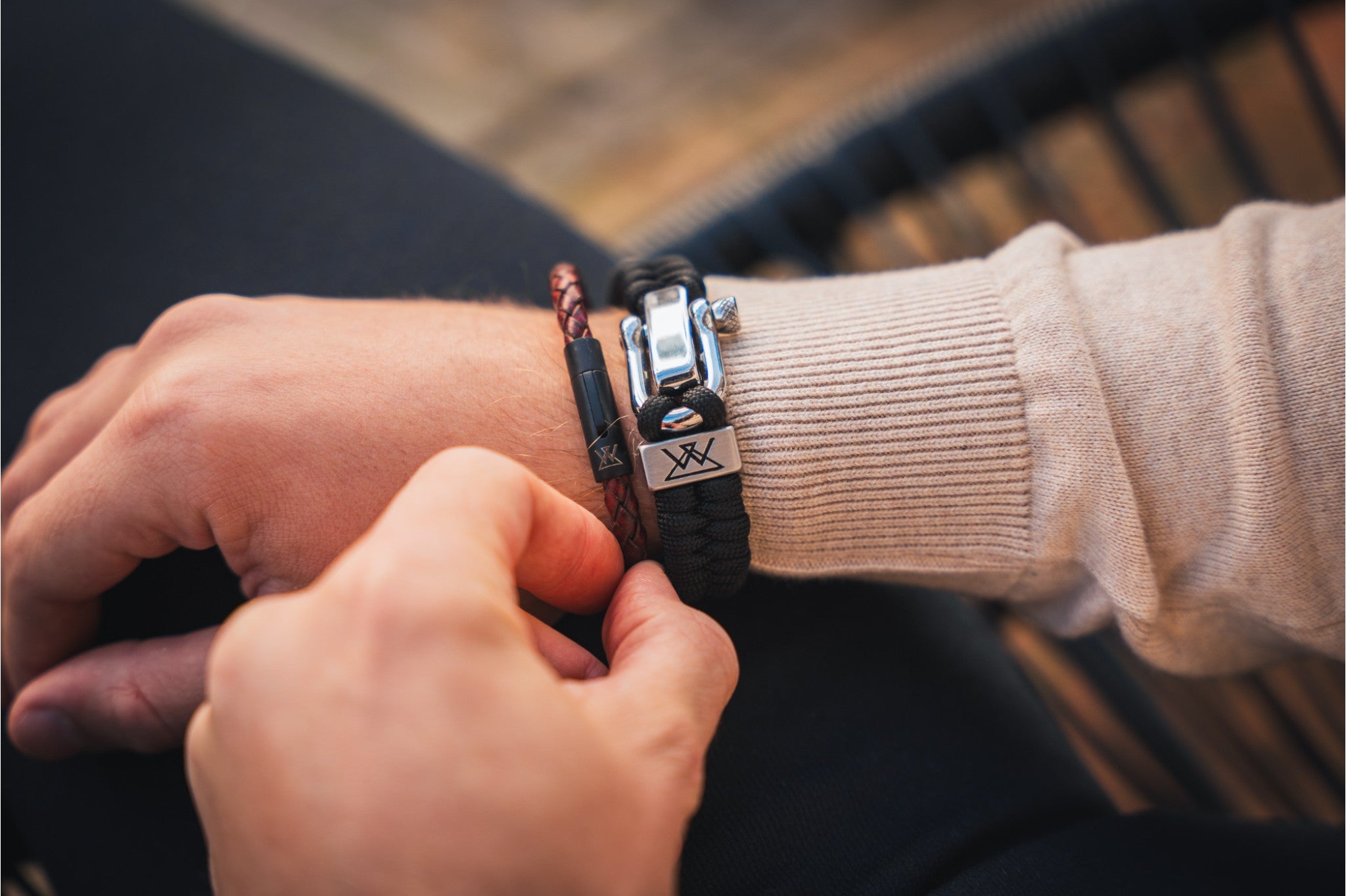 Touw armband 20mm - Polo collectie