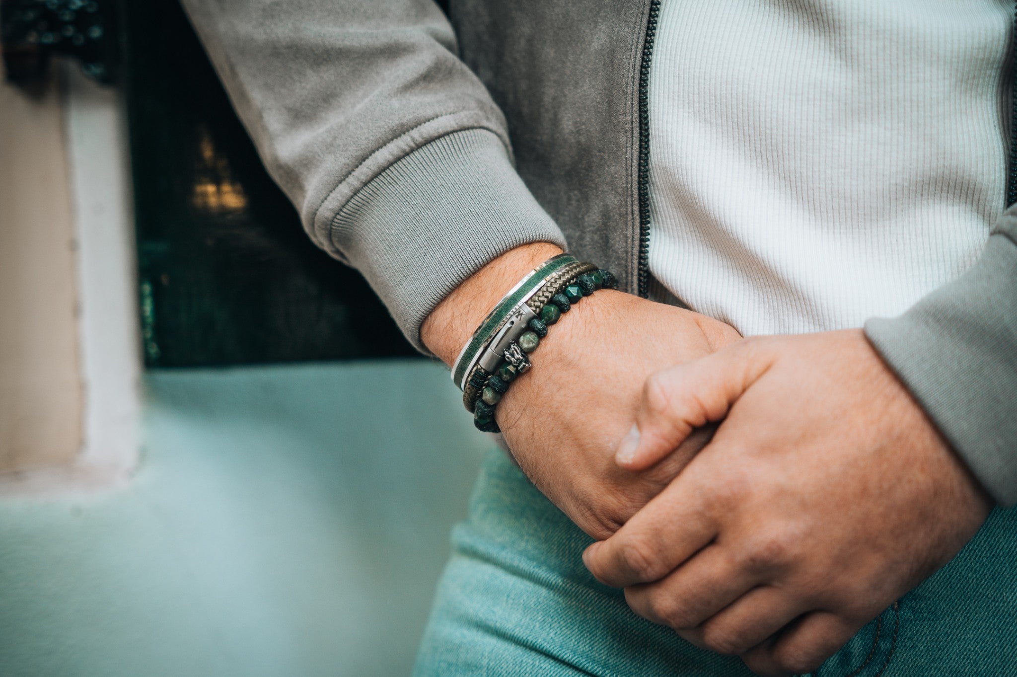 Touw armband 6mm - Ruyter collectie | Editie zilver
