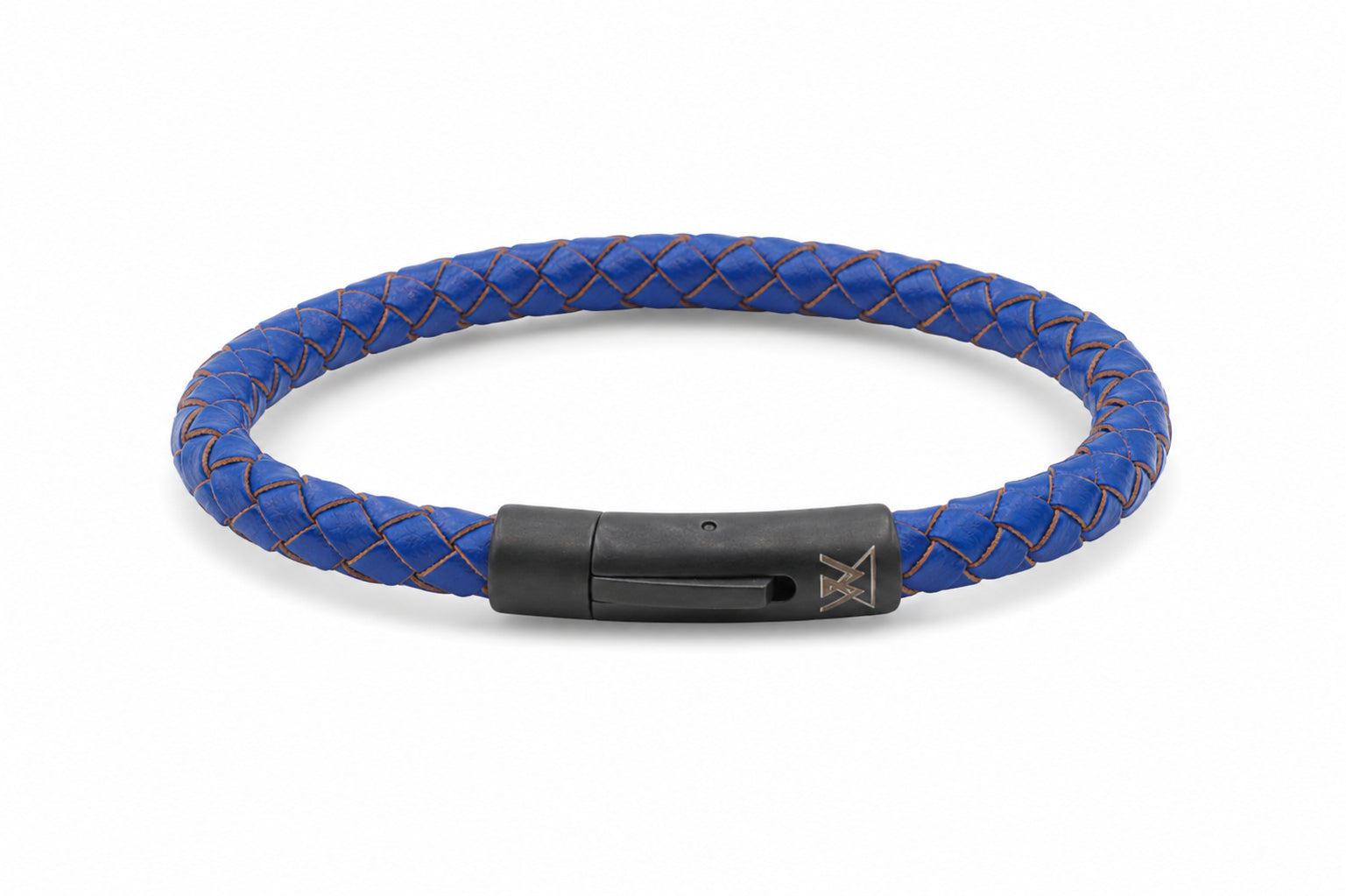 leren armband heren blauw