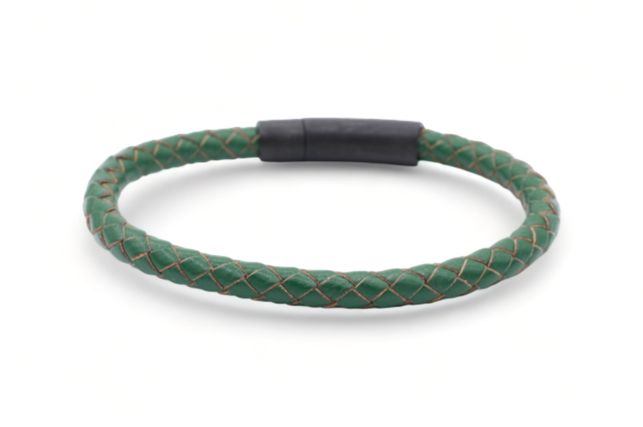 leren armband heren groen