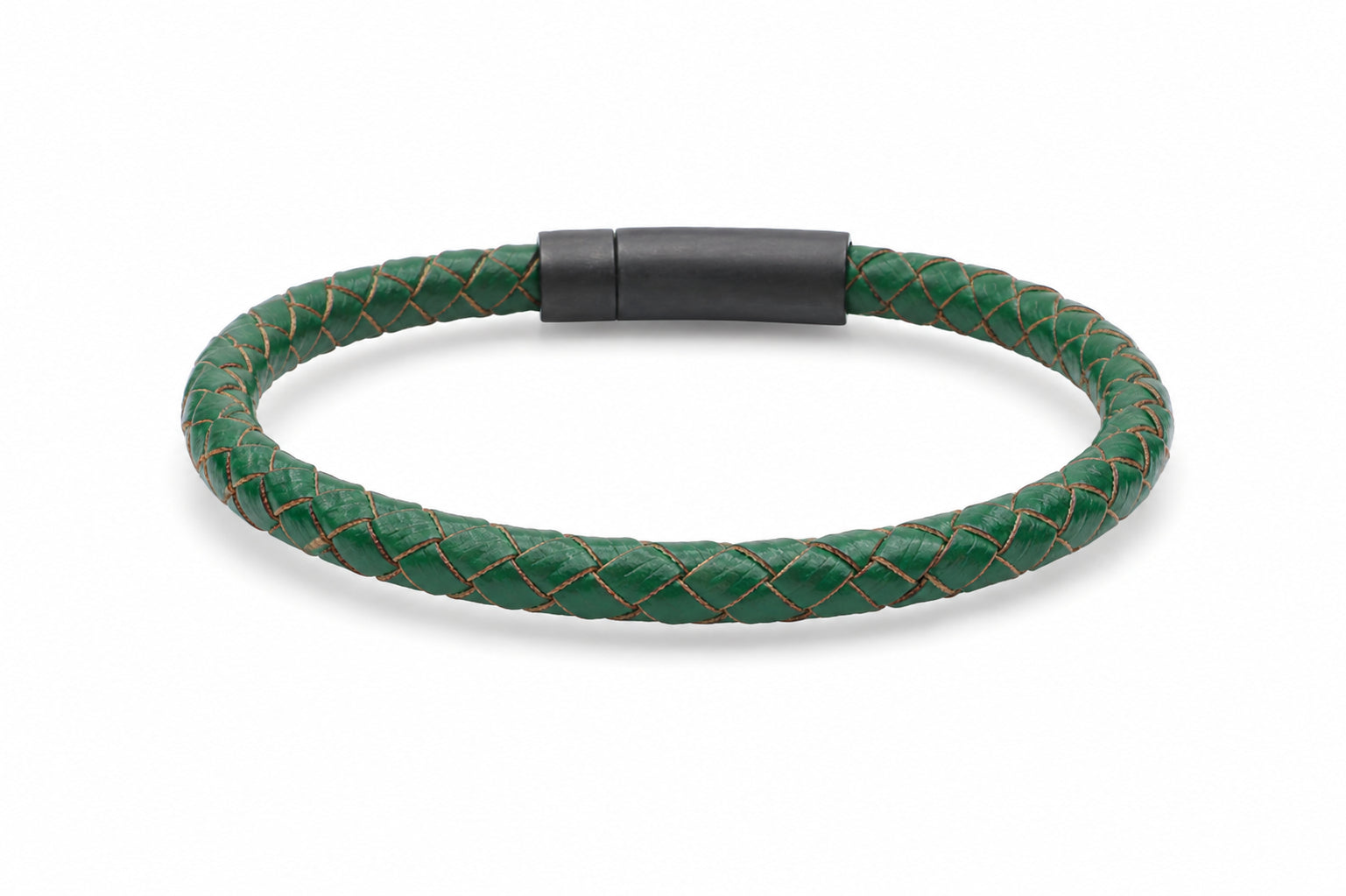 leren armband heren groen