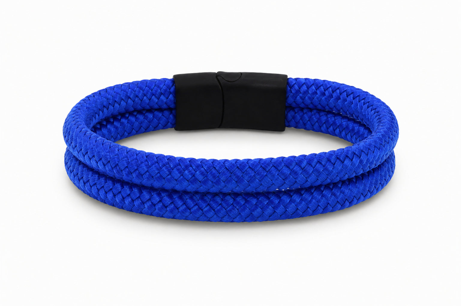 Touw armband 12mm - Caesar | Kobaltblauw
