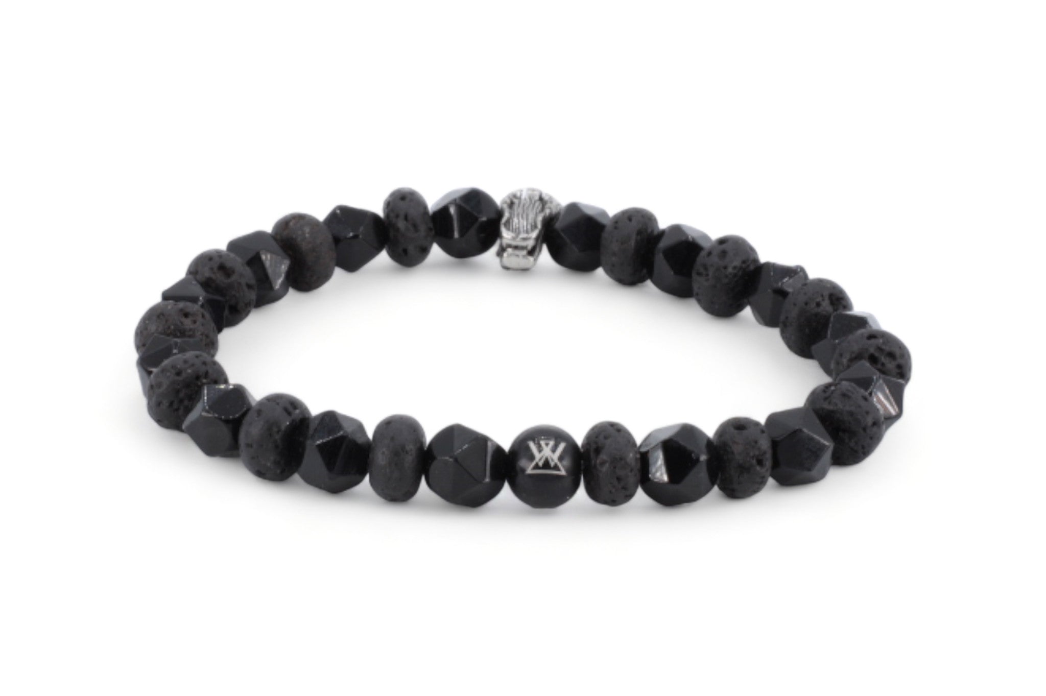 kralen armband heren zwart