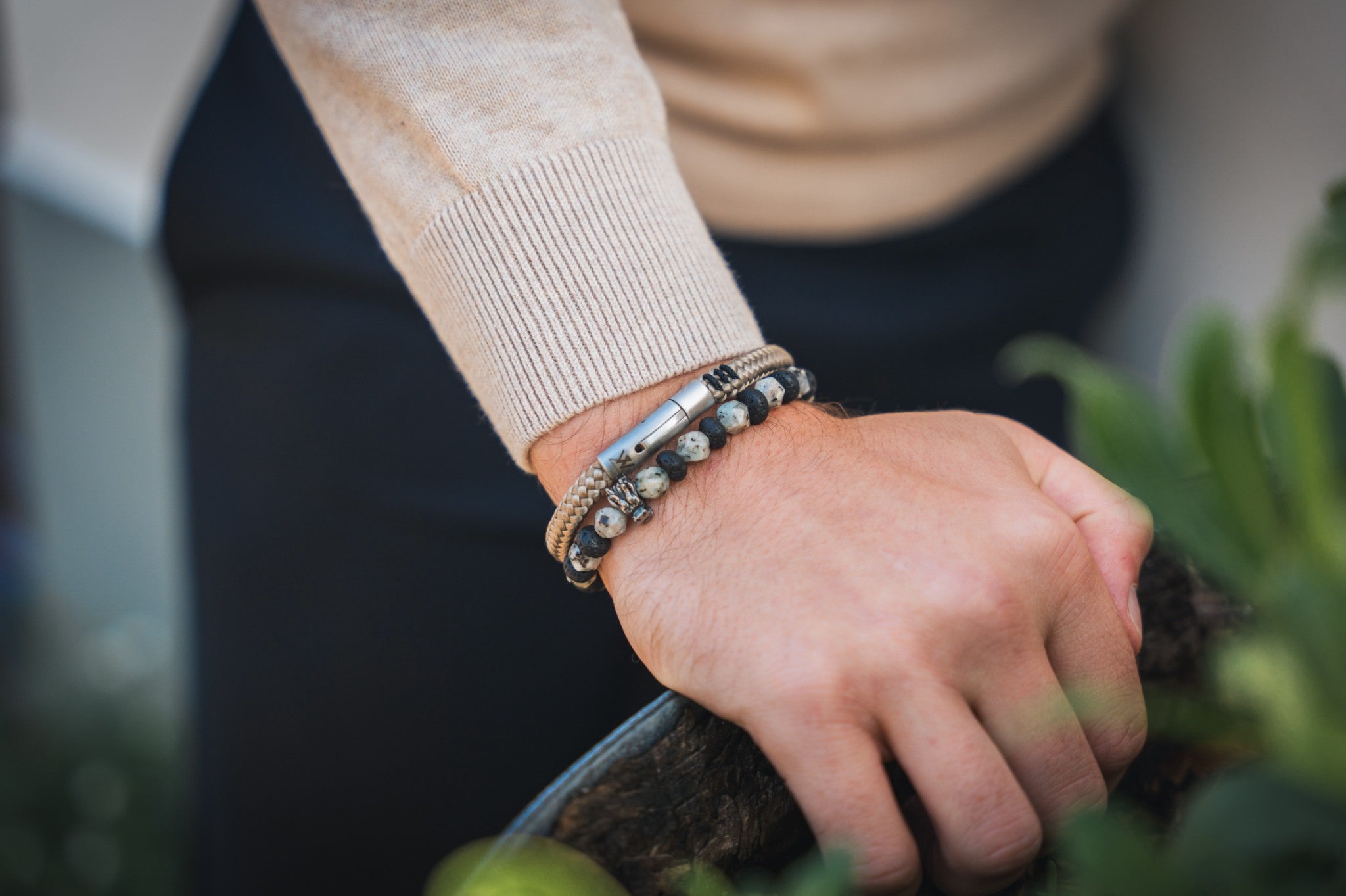 Touw armband 6mm - Ruyter collectie | Editie zwart