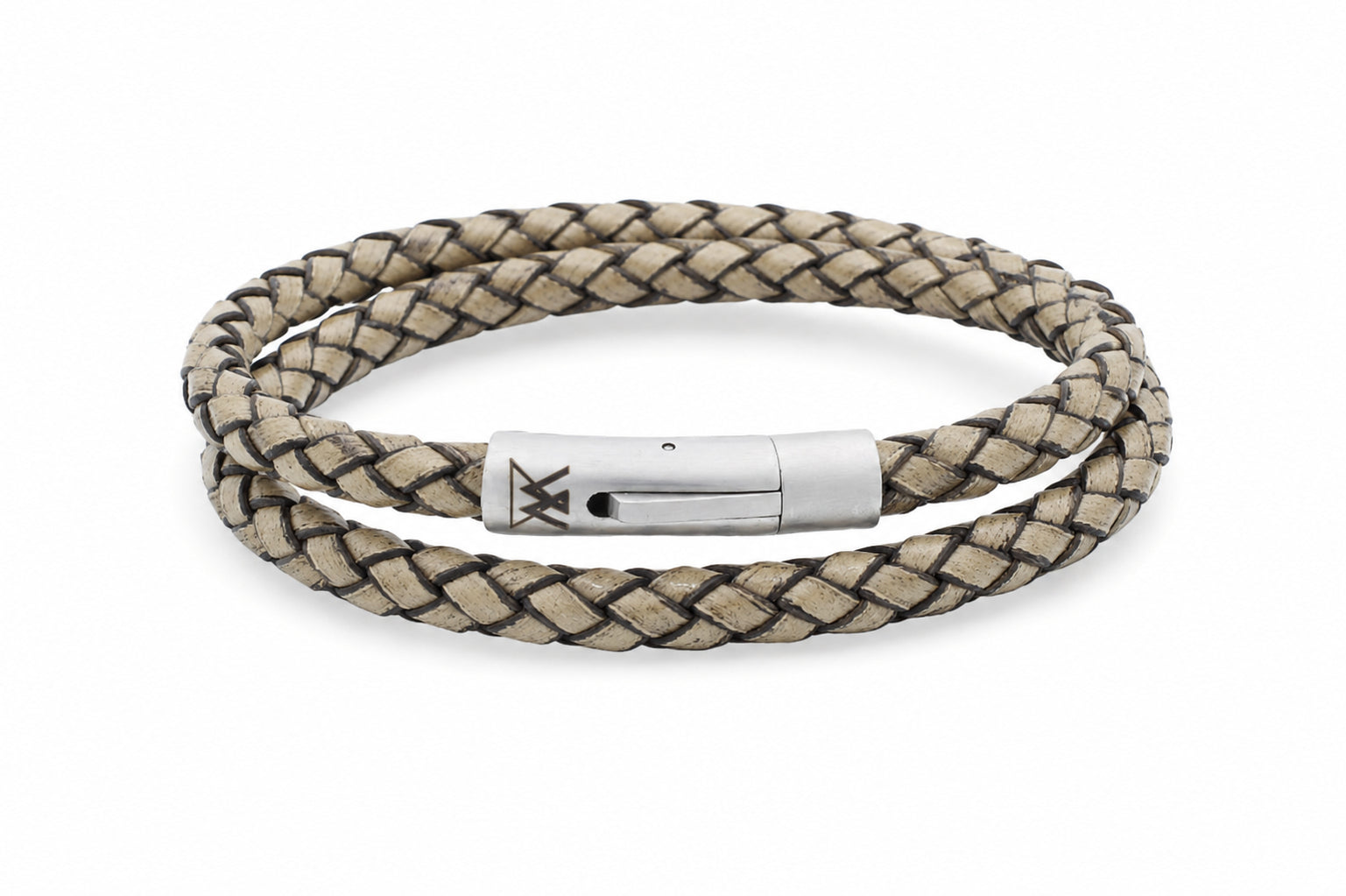 leren armband heren grijs