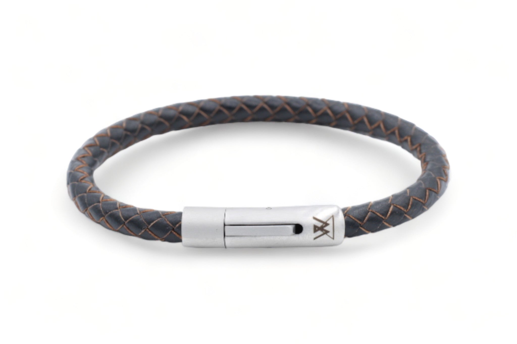 leren heren armband zwart