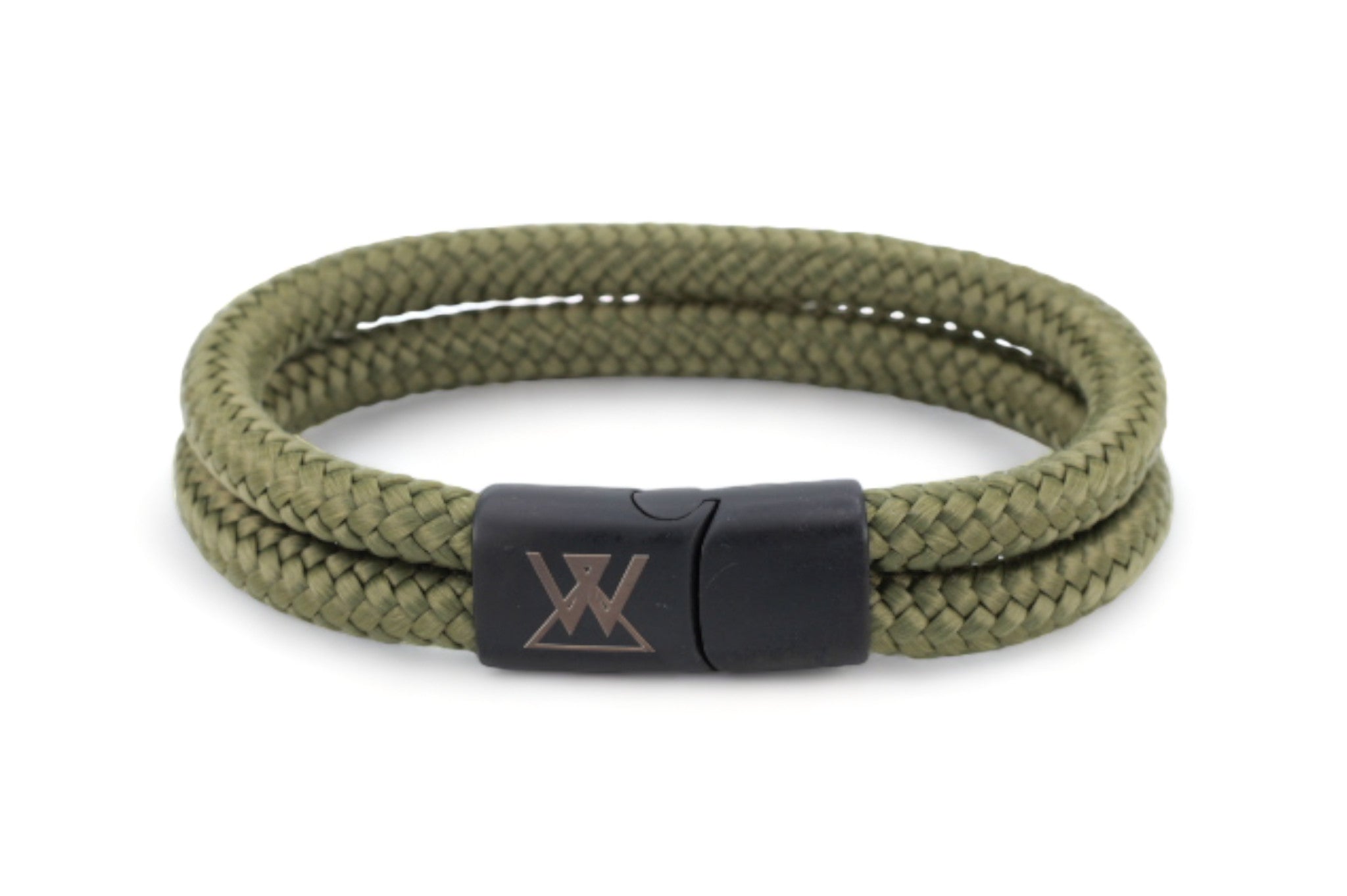 Touw armband 12mm - Caesar collectie | Editie zwart