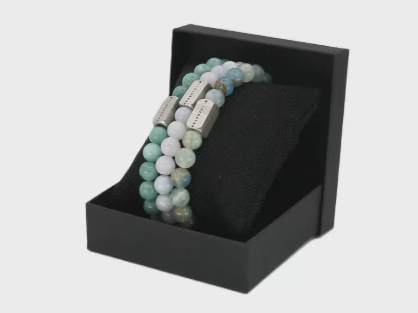 Natuursteen kralen armband 8mm - Apollo collectie