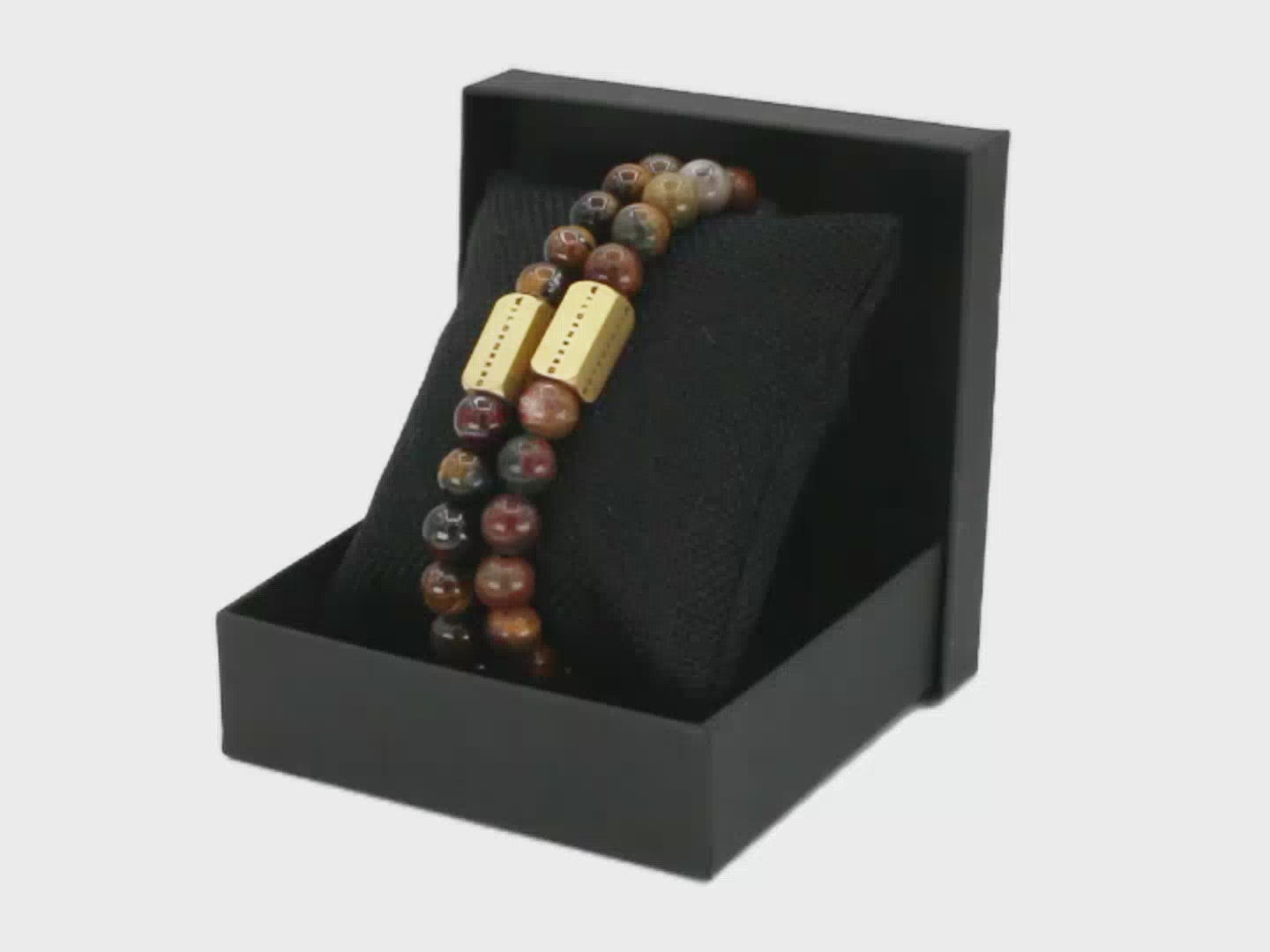 Natuursteen kralen armband 8mm - Apollo collectie