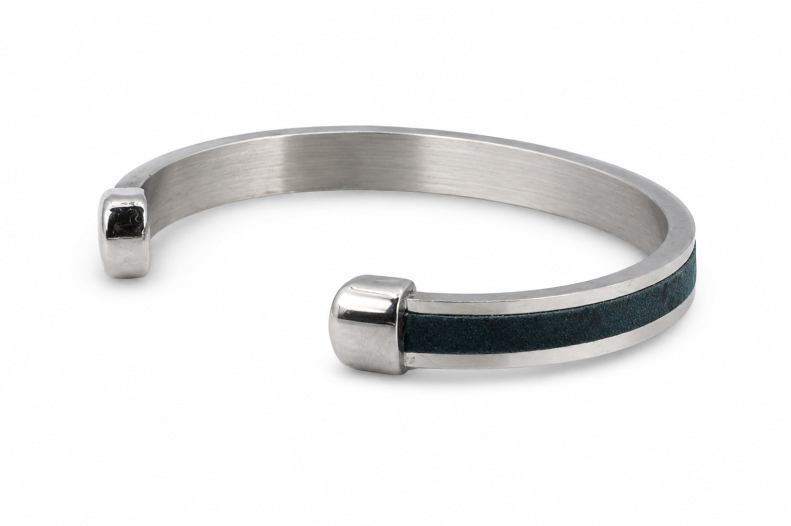 stalen mannen armband blauw