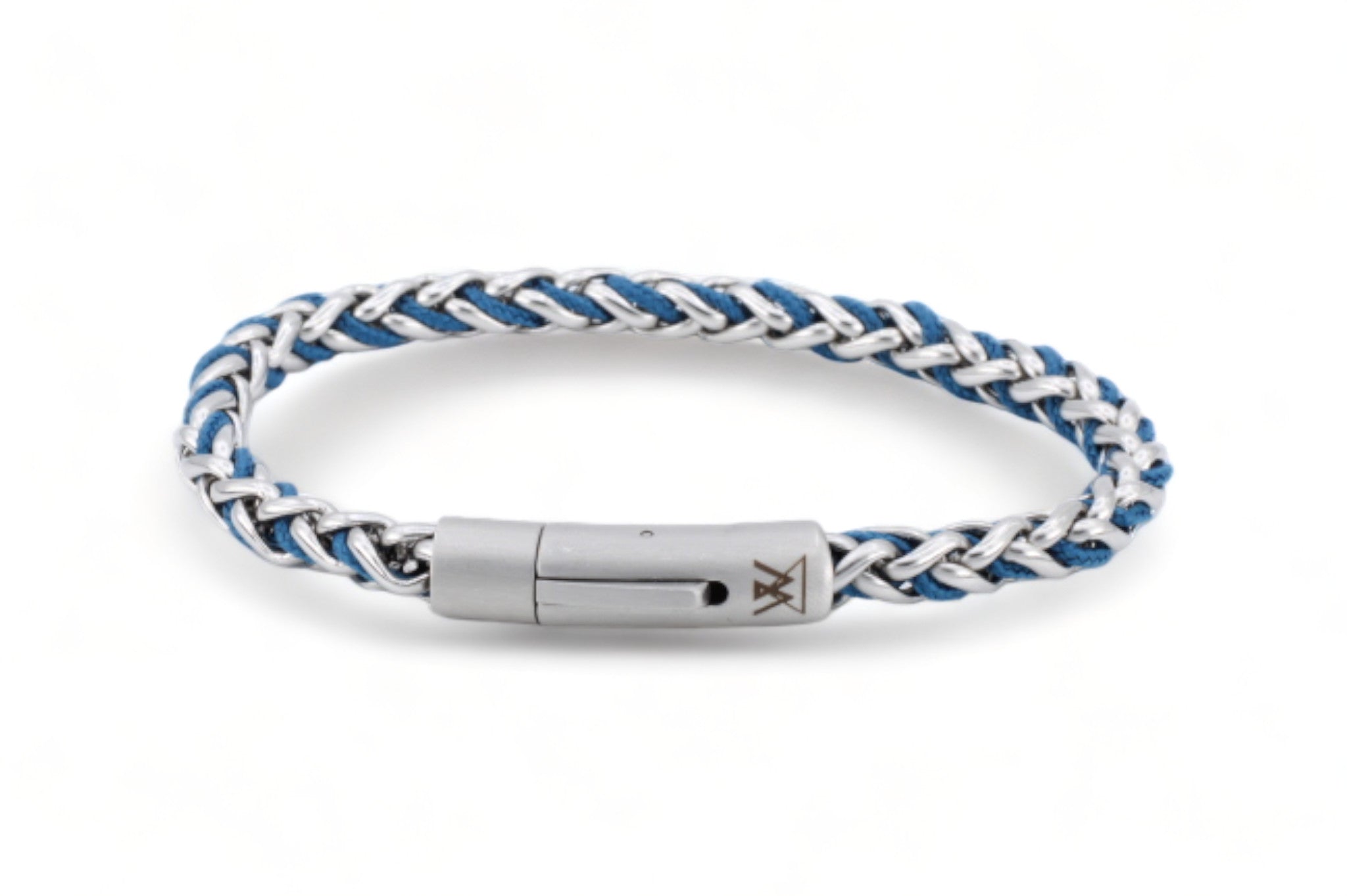 stalen armband heren blauw