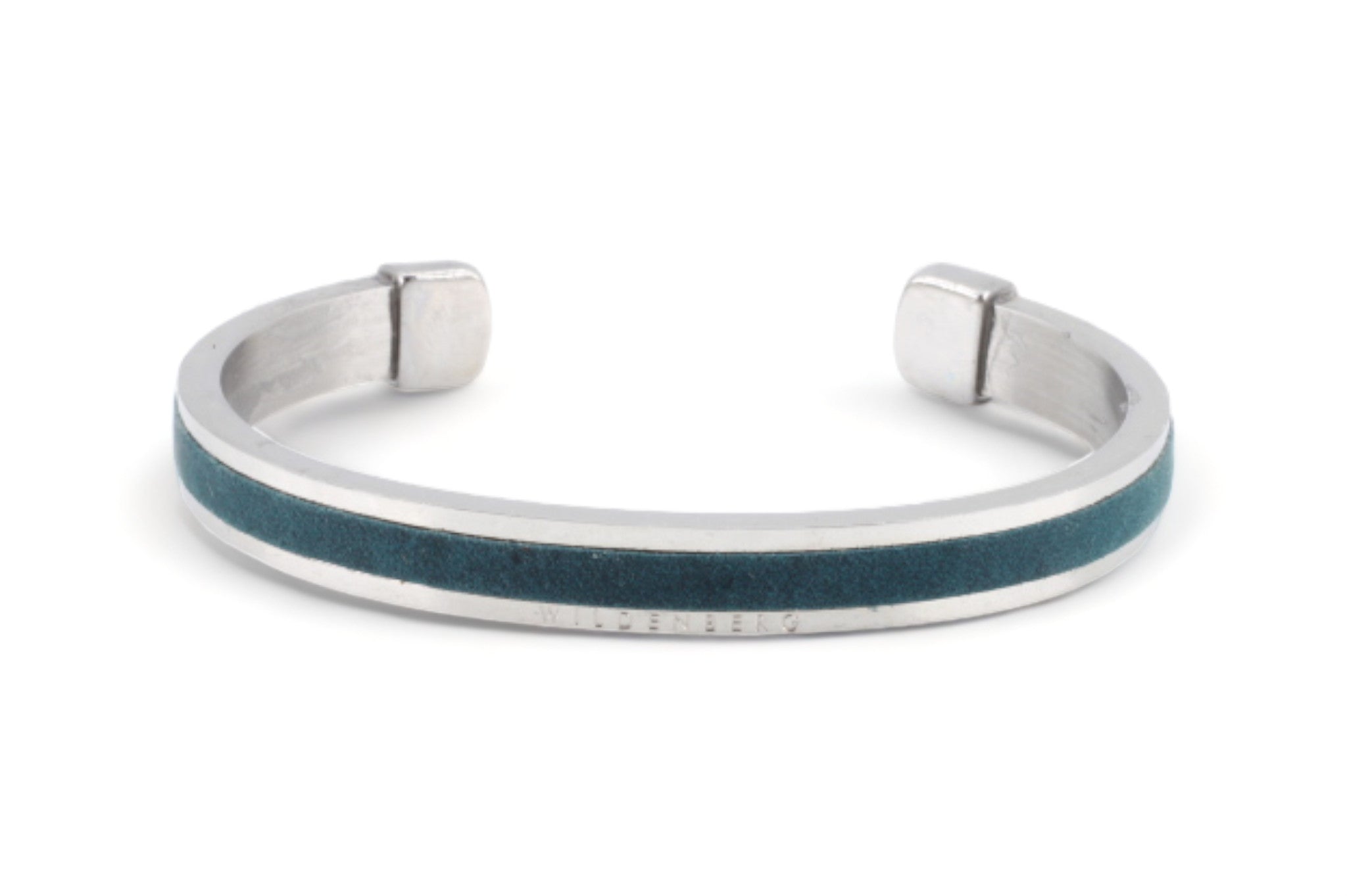 stalen mannen armband blauw