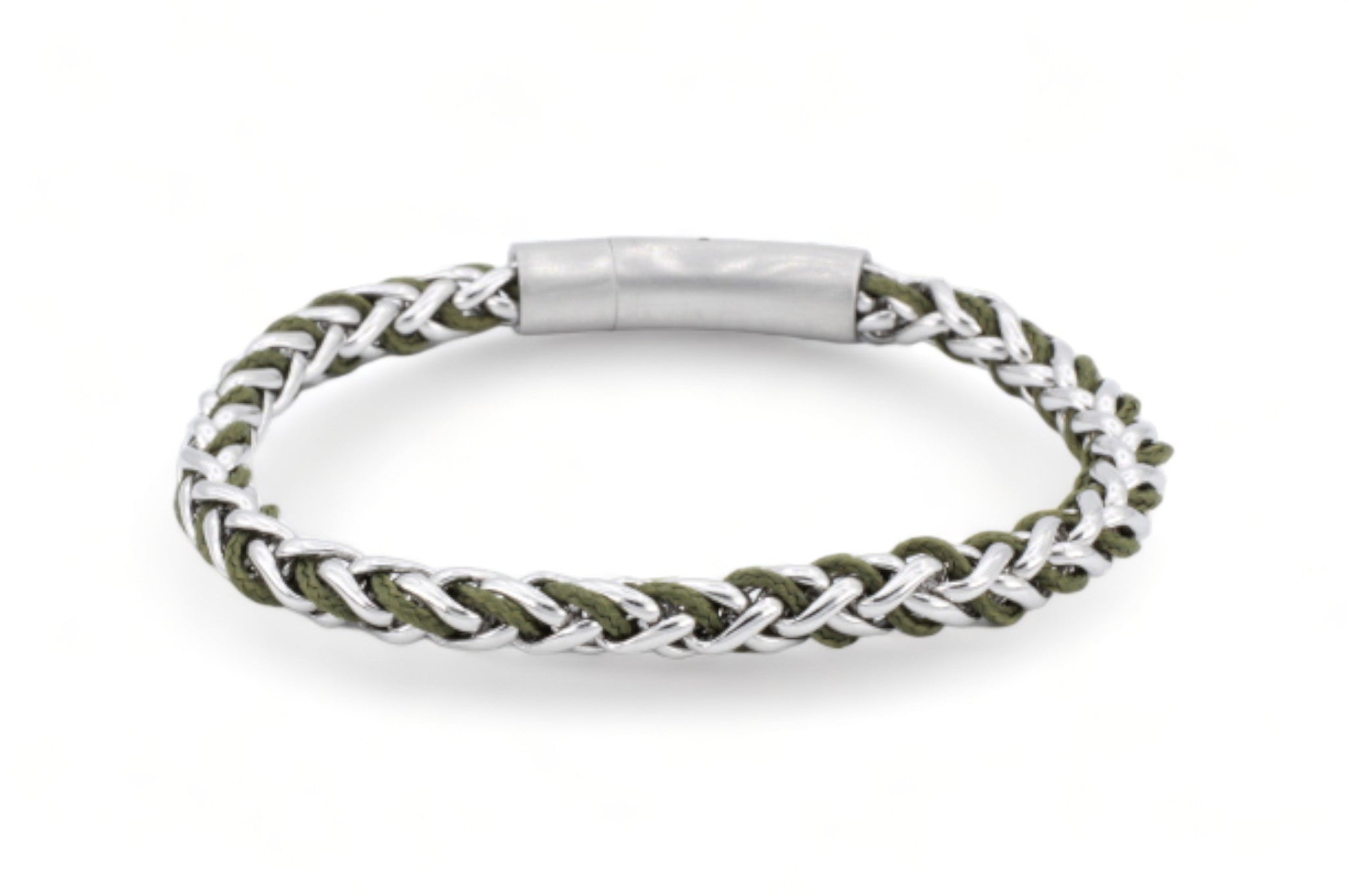 stalen armband heren groen