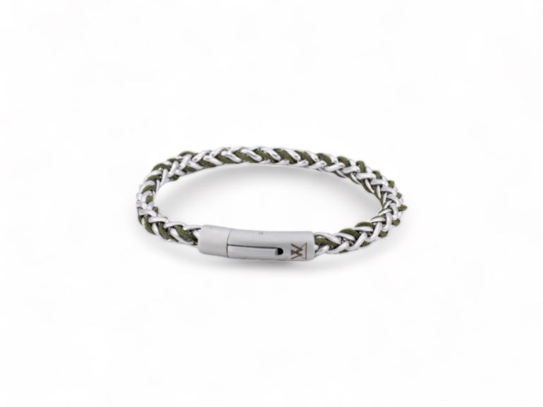 stalen mannen armband groen