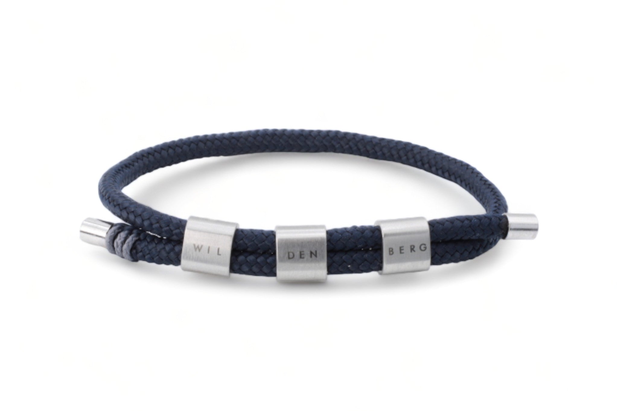 touw heren armband blauw