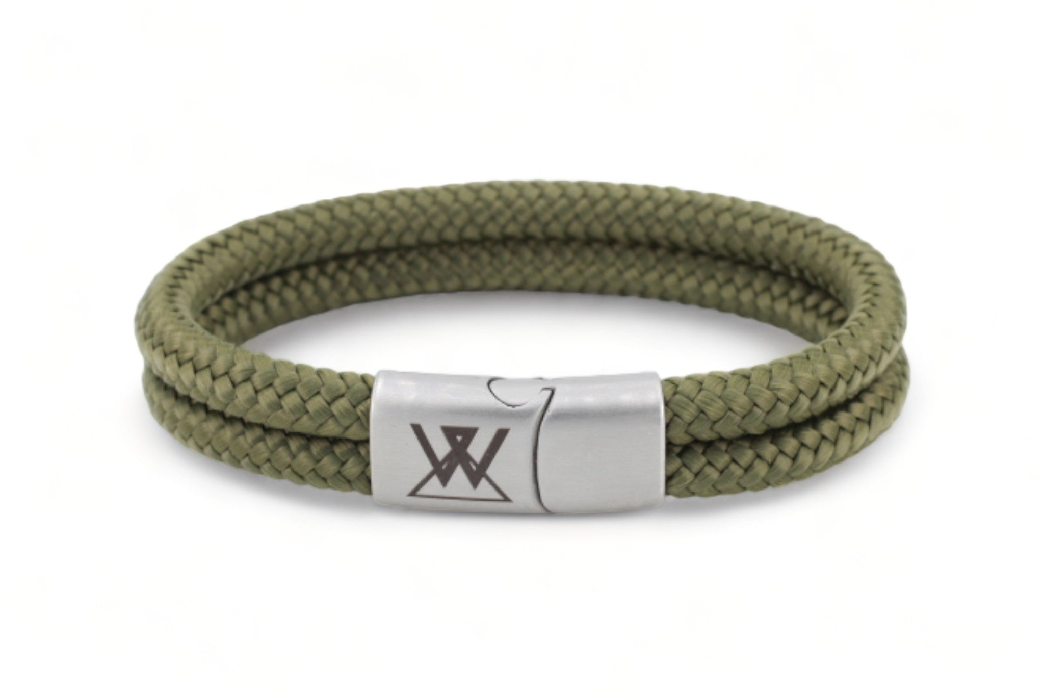 Touw armband 12mm - Caesar collectie | Editie zilver