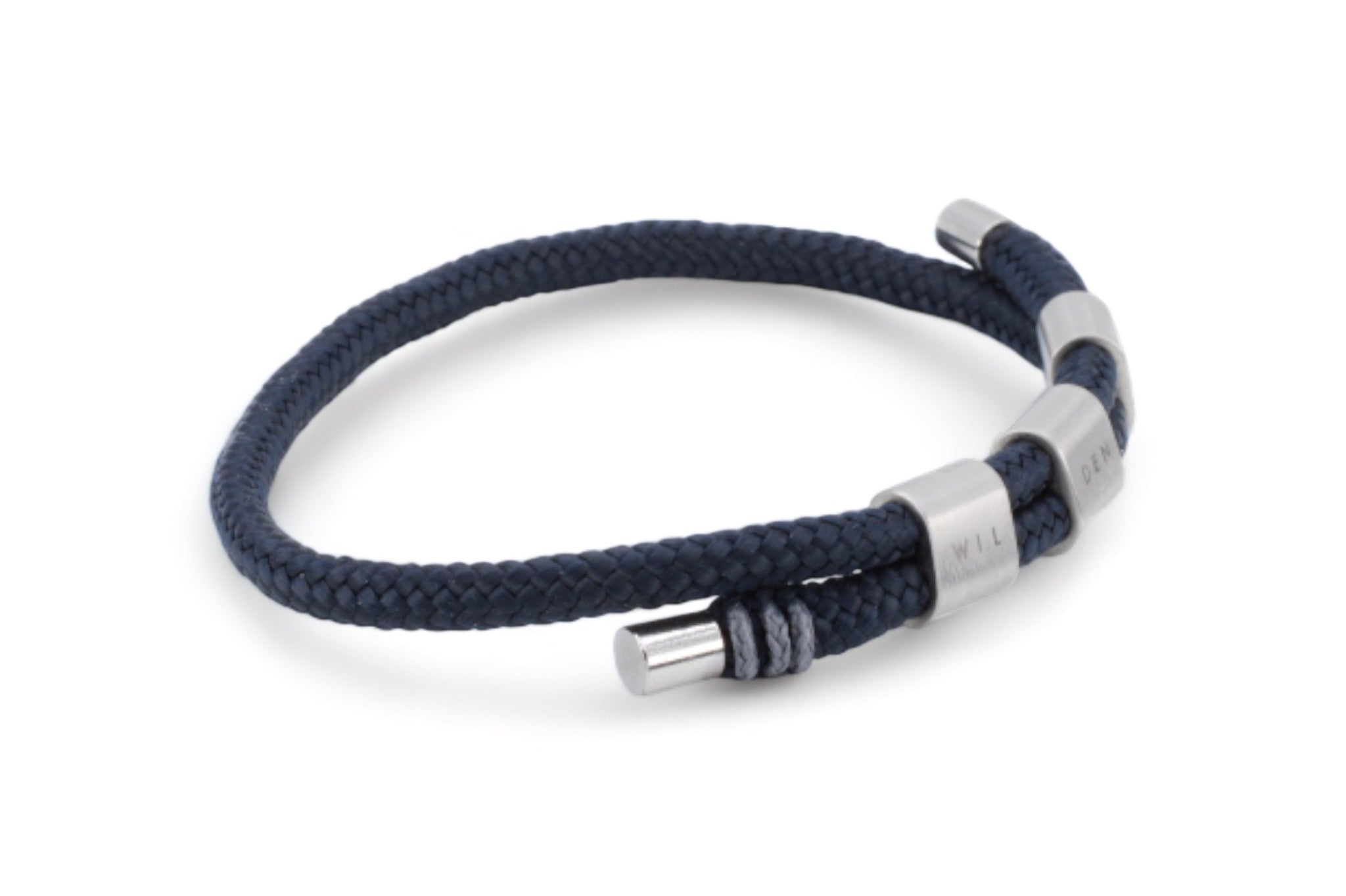 touw heren armband blauw