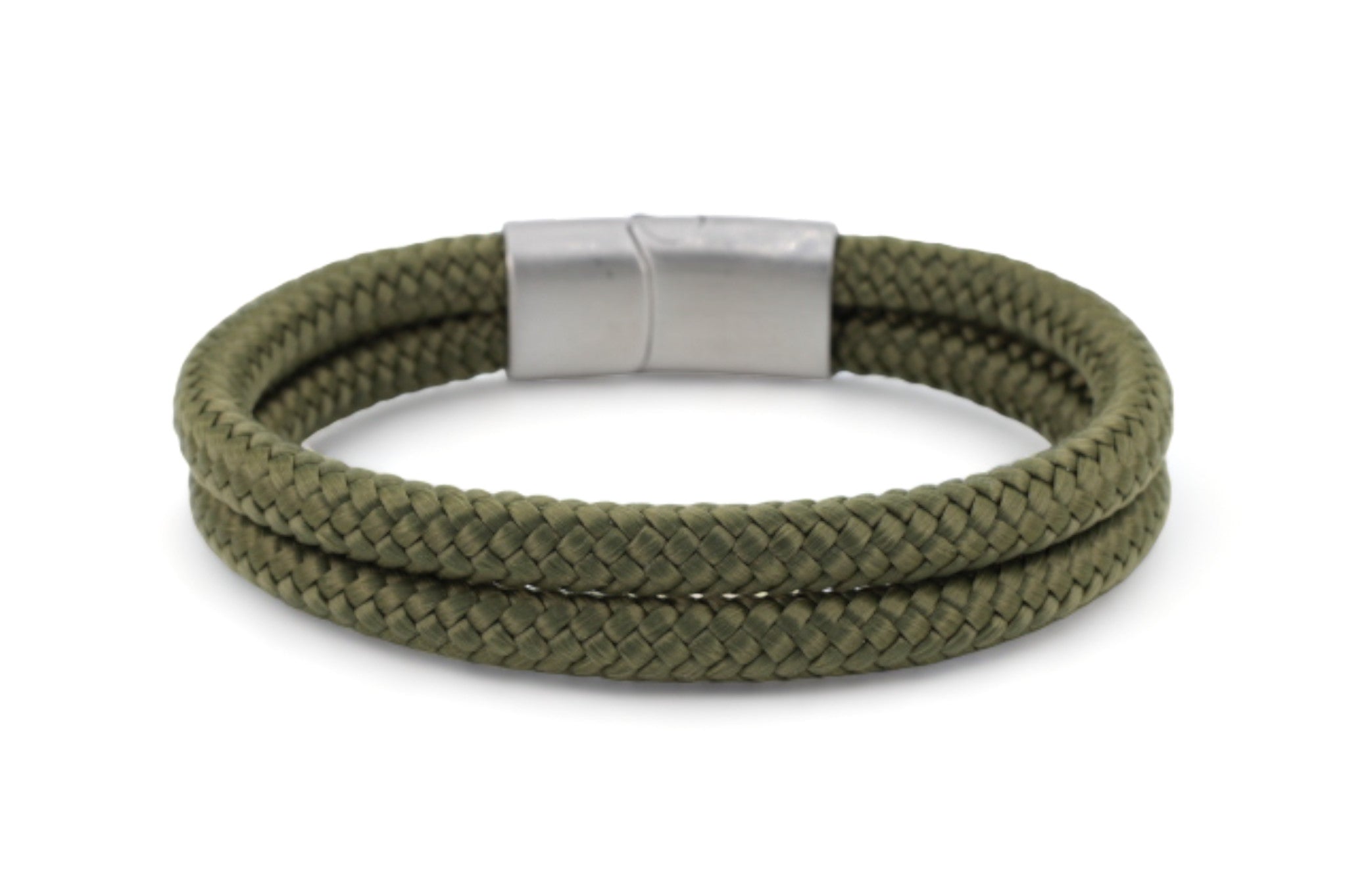Touw armband 12mm - Caesar collectie | Editie zilver