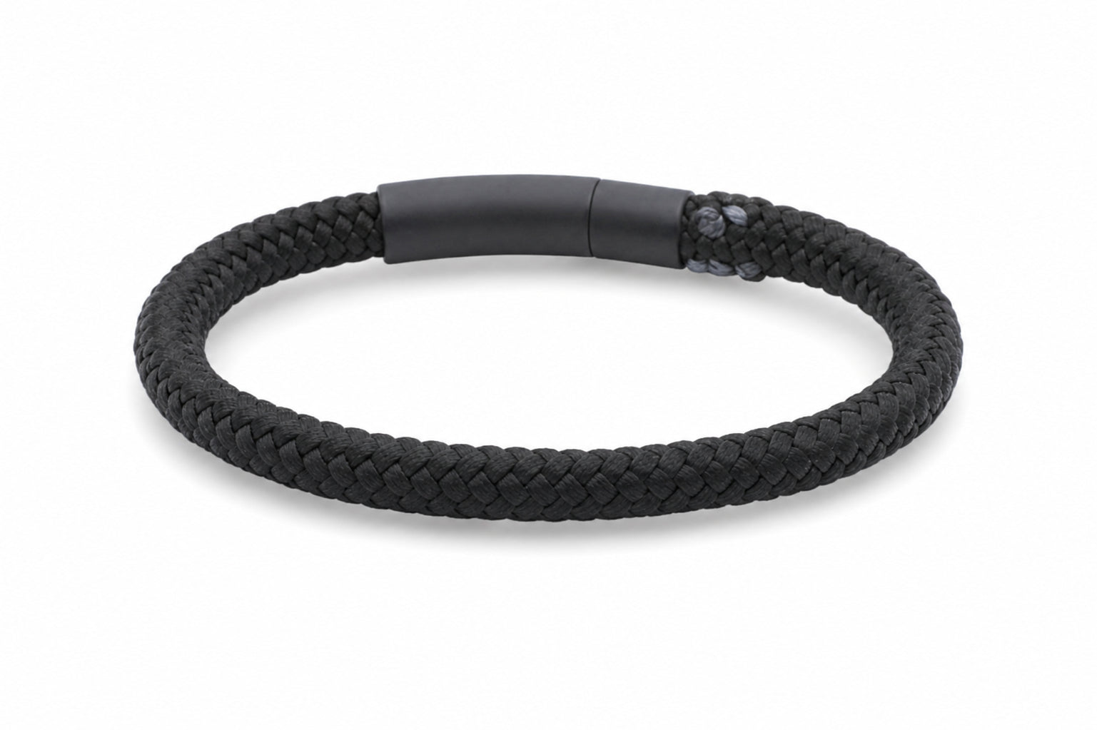 Touw armband 6mm - Ruyter | Zwart
