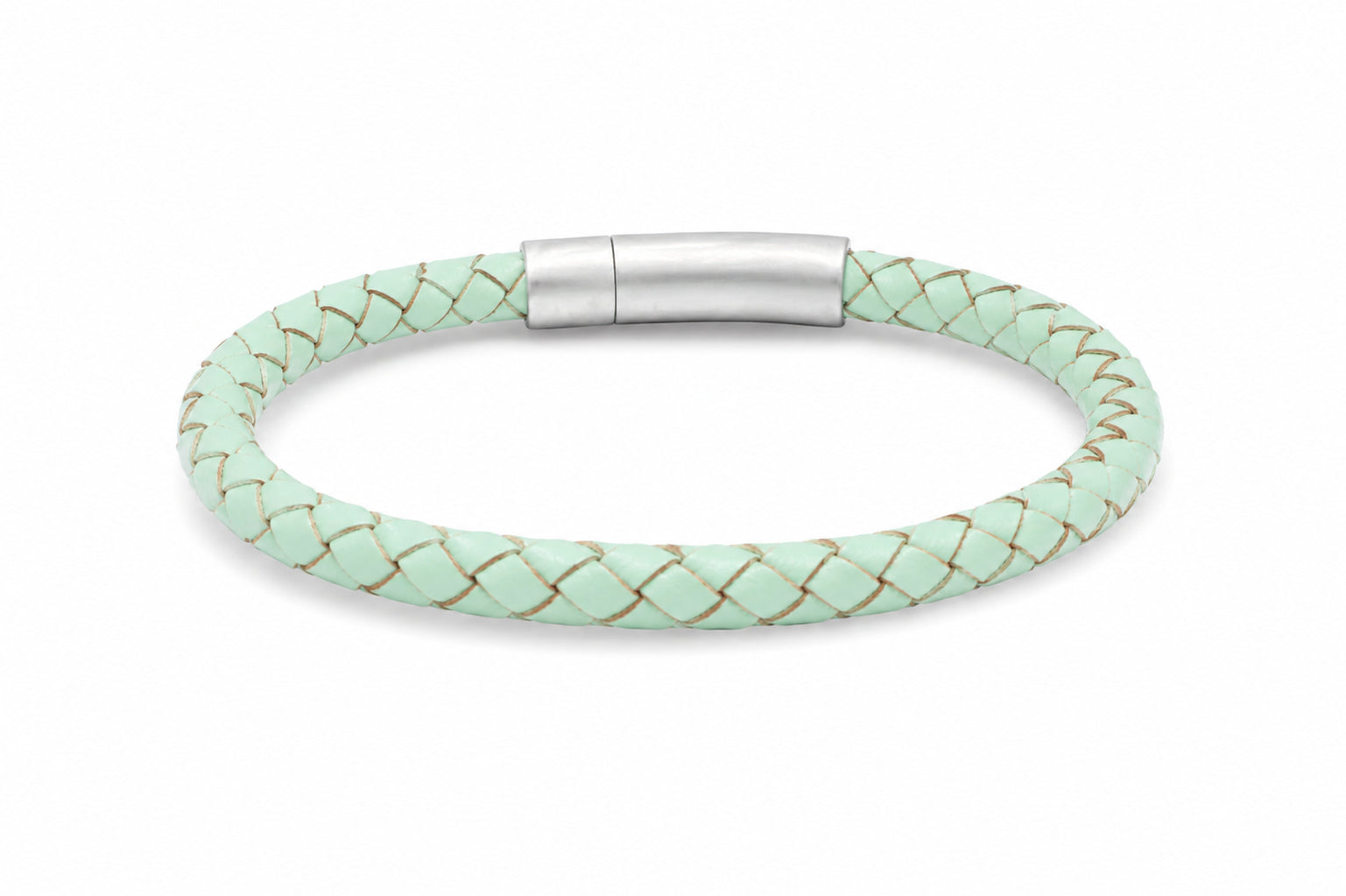 turquoise leren mannen armband