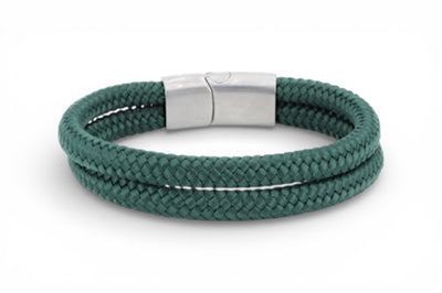 Touw armband 12mm - Caesar collectie | Editie zilver