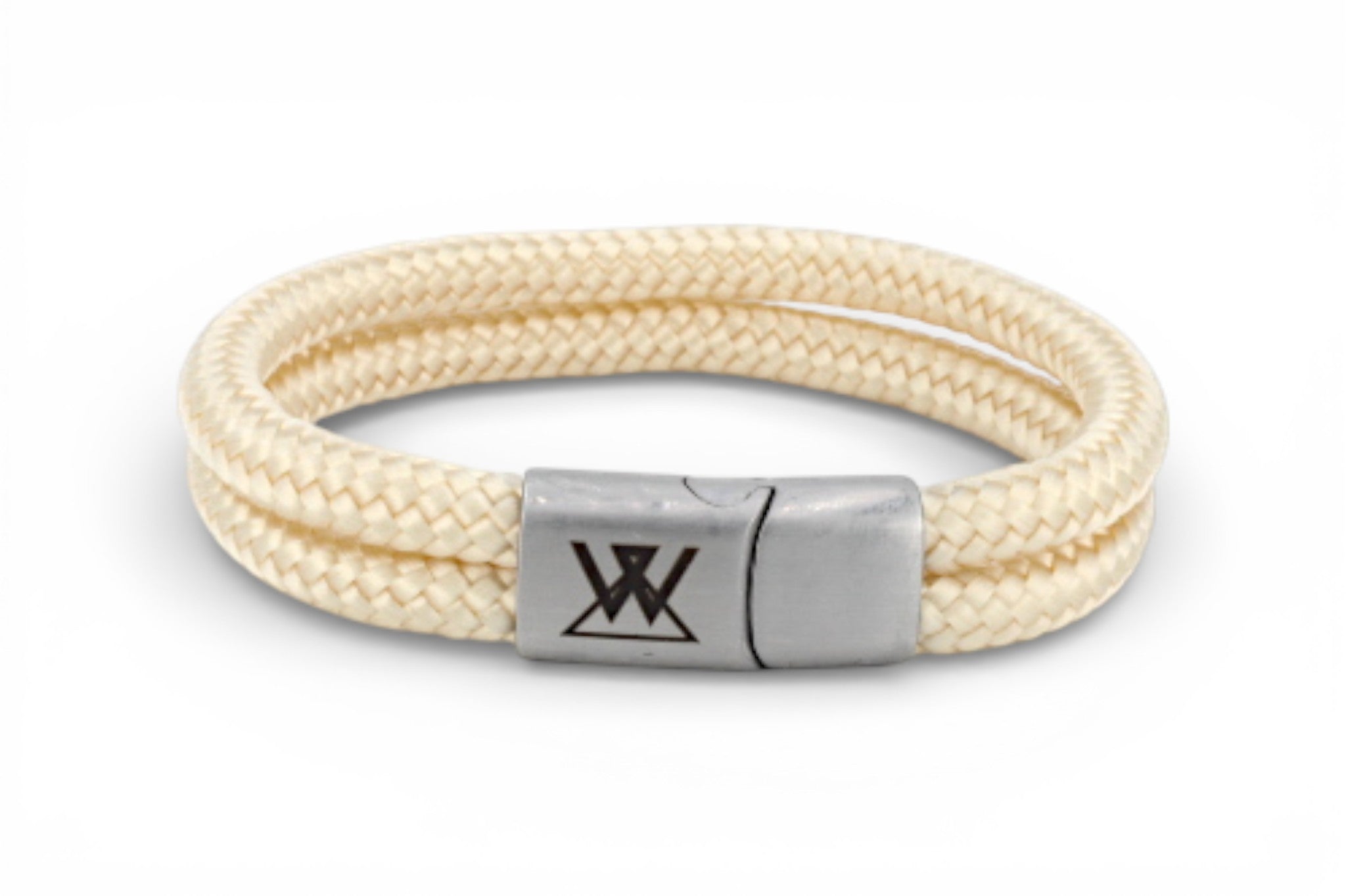 Touw armband 12mm - Caesar collectie | Editie zilver