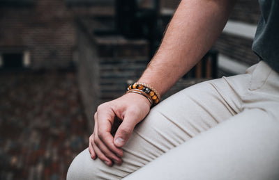 Leren armband 6mm - Civilis collectie