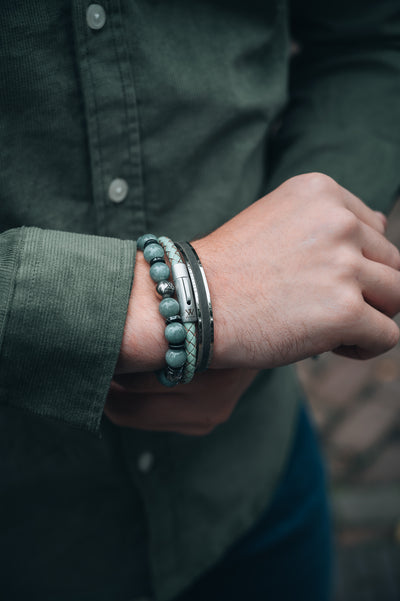 Leren armband 6mm - Civilis collectie