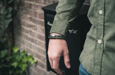 Leren armband 6mm - Civilis collectie