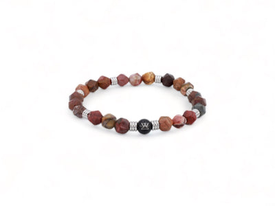 kralen heren armband bruin