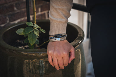 Leren armband 6mm - Civilis collectie