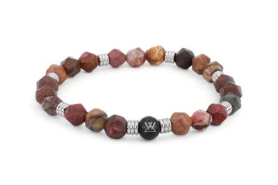 kralen armband heren bruin