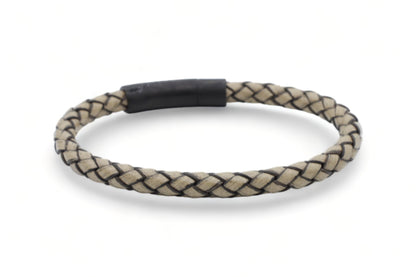 leren armband heren grijs