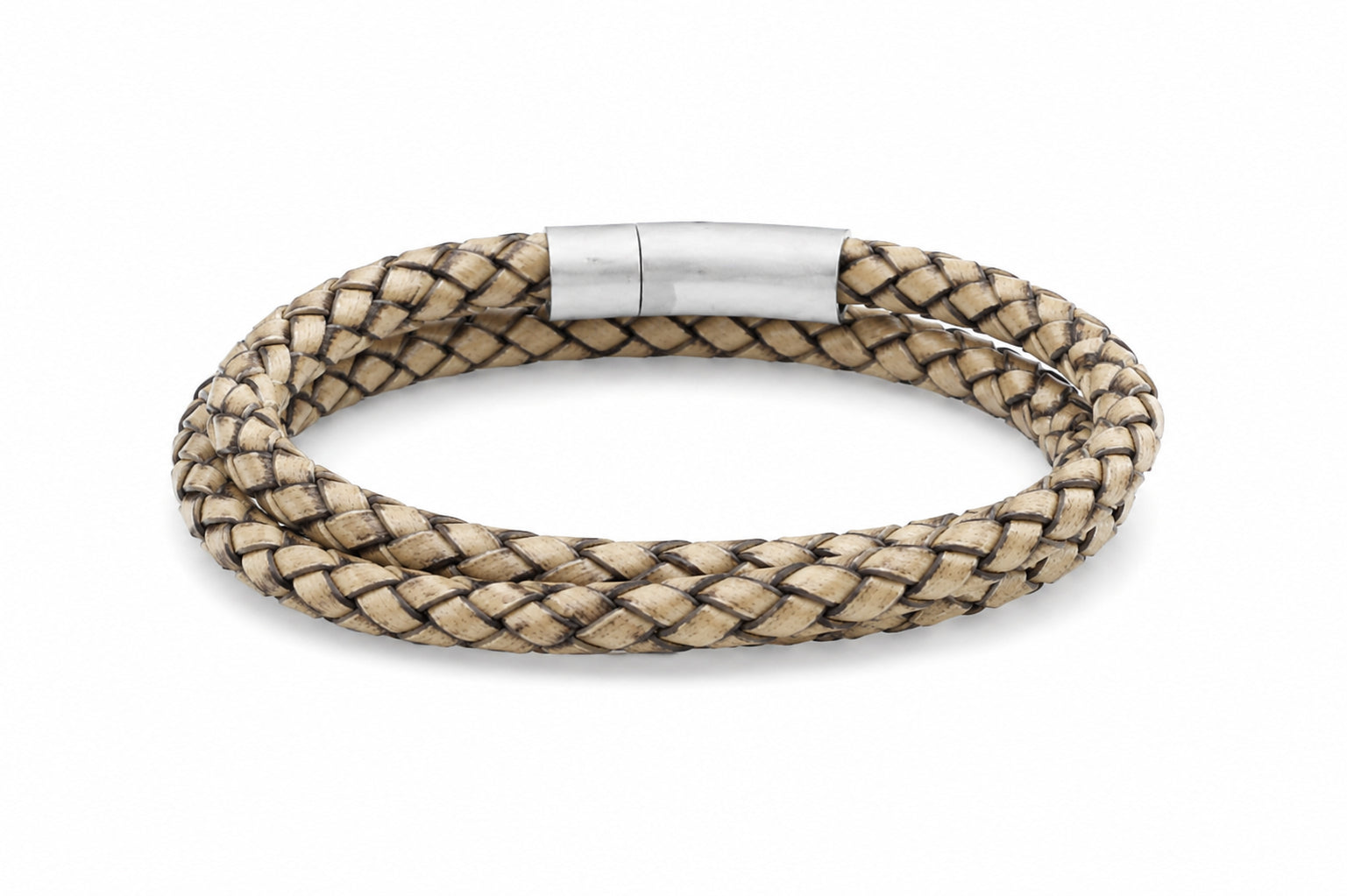 leren armband heren grijs