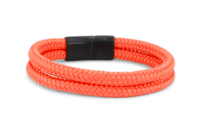 Touw armband 12mm - Caesar collectie | Editie zwart