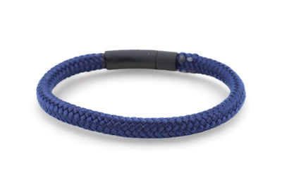Touw armband 6mm - Ruyter | Blauw