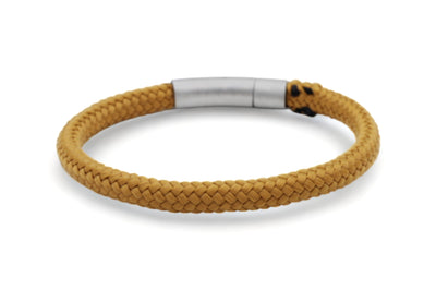 Touw armband 6mm - Ruyter | Okergeel