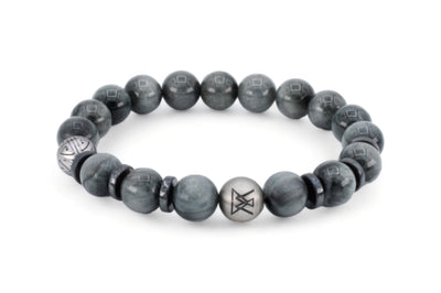 kralen armband heren zwart