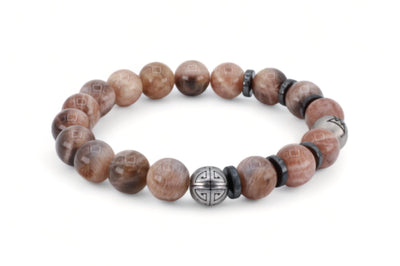 kralen armband heren roze