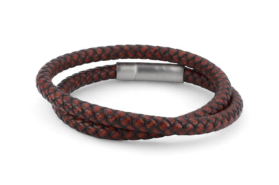 Leren armband 12mm - Civilis collectie