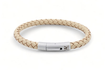 Leren armband 6mm - Civilis collectie