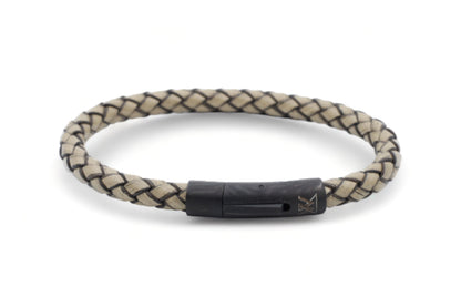 leren armband heren grijs
