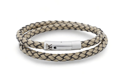 Leren armband 12mm - Civilis collectie