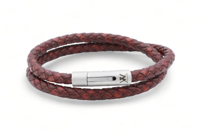 Leren armband 12mm - Civilis collectie