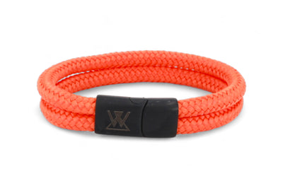 Touw armband 12mm - Caesar collectie | Editie zwart