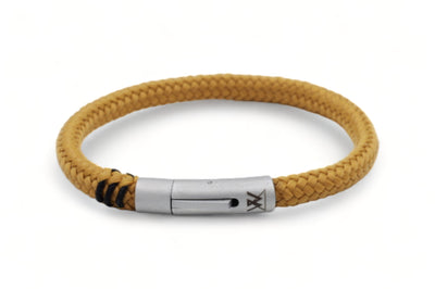 Touw armband 6mm - Ruyter | Okergeel