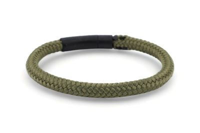 Touw armband 6mm - Ruyter collectie | Editie zwart