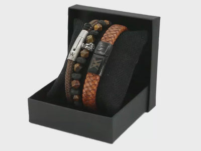 Touw armband 6mm - Ruyter | Bruin